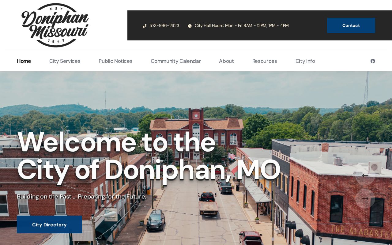Doniphan court docket city government home page