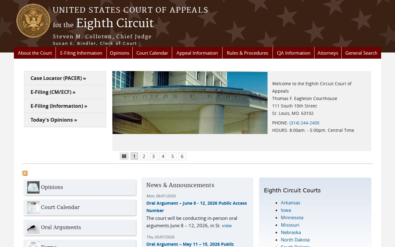 Ripley County court docket Eighth Circuit reference